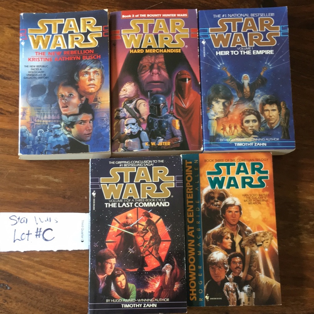 Star Wars PB Books (Lot #C) Mixed Bundle Paperback Vintage and Newer